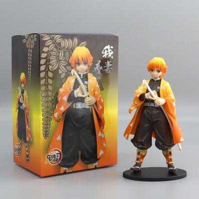 China China Japan Anime Demon Slayer Agatsuma Zenitsu Cartoon Toy Action Number PVC Model Toys Environmental Friendly Hot Selling for sale