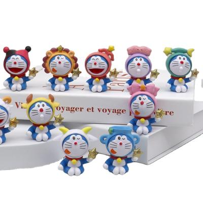 China Top Sale Cartoon Toy Amazon Doll 12pcs/set Doraemon Constellations Action Number For Gift for sale