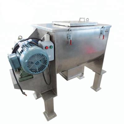 China Powder / Horizontal Mixer WLDH Powder Kneader Tobacco Kneader Liquid Wet Ribbon Mixer for sale