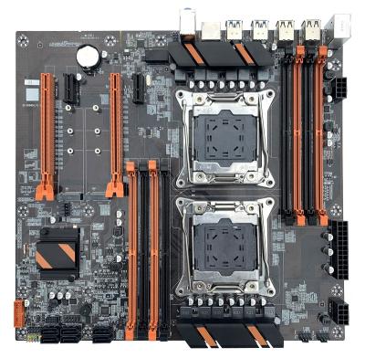 China Fast Shipping Gaming Desktop X99 Motherboard Dual LGA 2011 CPU 8*DDR4 ATX Architecture (29 x 28cm) for sale