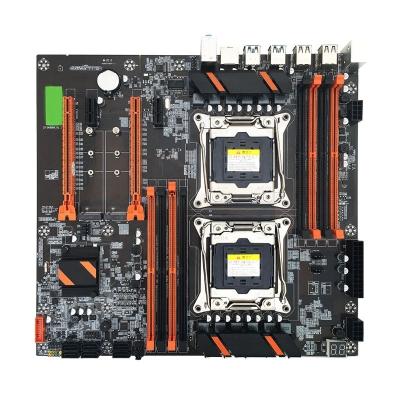 China Fast Shipping Desktop X79 Dual CPU Motherboard LGA 2011 E-ATX USB3.0 SATA3 With Dual Xeon Processor Dual M.2 Slot 8 DIMM DDR4 2011 for sale