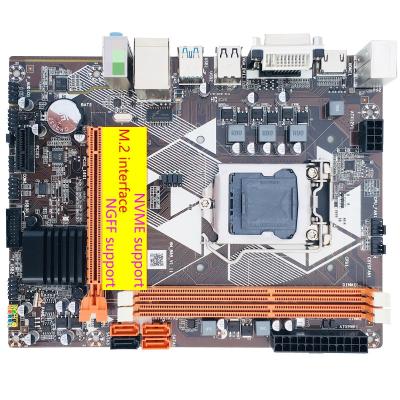 China B85 LGA1150 Motherboard Ready Core i5-4590CPU DDR3 USB 3.0 VGA DVI Desktop Running M.2 NVME COM for sale