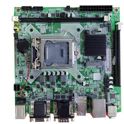 China 2 LAN Cheap Desktop Mini ITX LGA1150 Haswell CPU i3 i5 i7 Intel H81 Support 8COM With VGA HD-MI 2LAN 24pin ATX Power for sale