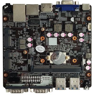 China Cheap 2LAN ITX NANO desktop H81UJM with dual LAN 2COM dual display itx nano h81u motherboard with i3 5010U on board for sale