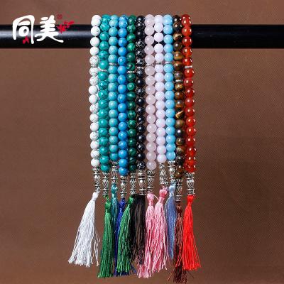 China FASHIONABLE Crystal Agate Jade Beads Muslim Bracelet 33 Islamic Bracelets Beads Wholesale for sale