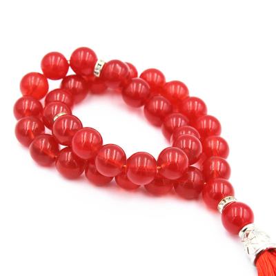 China Wholesale 33 Prayer Beads 12MM Muslim Glass Crystal Bracelets Manufacturer Casual/Sporting Prayer Beads Bracelets for sale