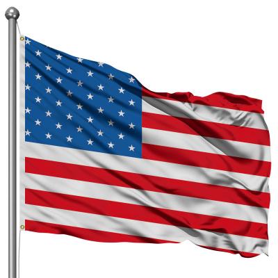 China American Flag Outdoor Arena Flag California Hawaii Idaho Alaska State Decorative Flag Healthcare Institutes American Flag 50 Star Sequin Embellished Banner for sale