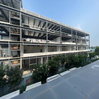 China Precast Steel Multi Storey Building Office Teaching Building Metal Frame Construction for sale