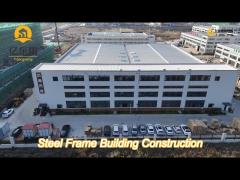 prefab modern steel frame house eco friendly construction steel structure building