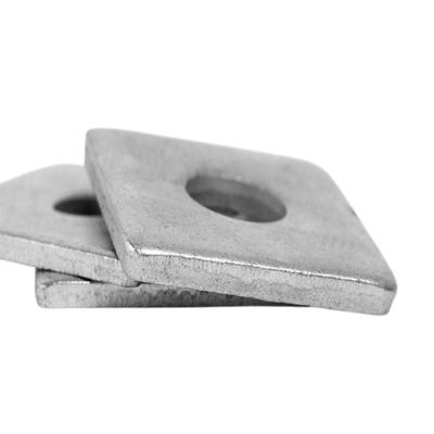 China Wedge Wholesale Price Hot Dip Galvanizing 4mm Thickness Square Gasket Flat Lock Washer Gasket For Curtain Wall for sale