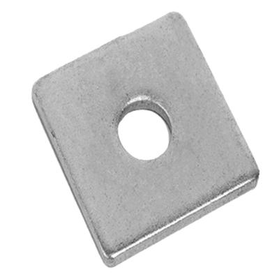 China Wedge Hardware Manufacturer Customized Q235B Gasket Shim Washer Square Hole Flat Square Gasket For Connect for sale