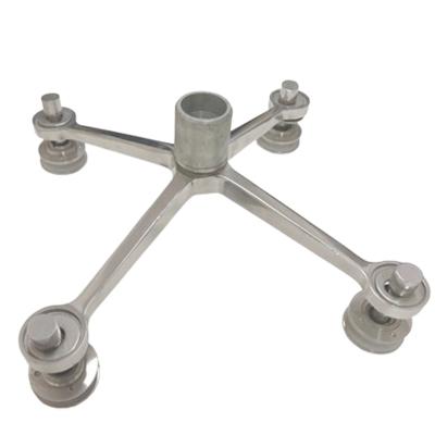 China Modern High Quality Building Materials 304 306 Glass Spider Bracket Stainless Steel Spider Curtain Wall Fit Fittings for sale