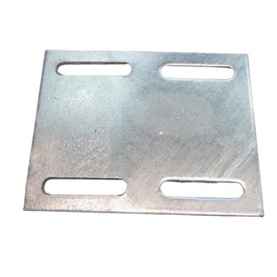 China Industry Supplier Wholesale Q235B Recessed Carbon Steel Base Plate Steel Enclosed Parts Plate For Curtain Wall for sale