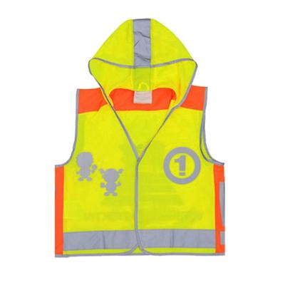 China Outdoor Sports Hi-force Child Safety Cloth Reflector Kids Safety Reflective Vest for sale