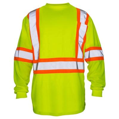 China High Visibility ANSI Hi Strength Reflective Construction Safety Protective Shirt for sale