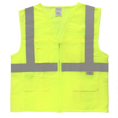 China Seguridad 100% de Para de reflectante de chaleco de cintas du reflejante De malla 3 de brigadista de chalecos de Poliester safety jacket for sale