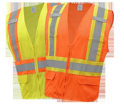 China High Visibility ANSI Reflective American Style Hi Strength Safety Vest for sale