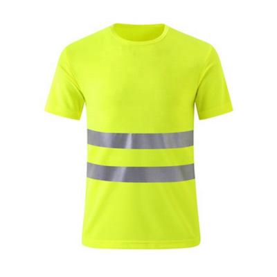 China Safety High Uniform Polo Shirt Workwear Security Guard Hi Force Reflective Hi Visibility T-shirt for sale