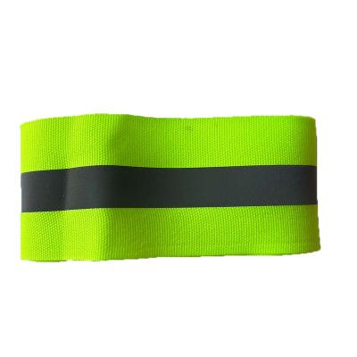 China Other HCLITE High Quality Polyester Visible Webbing Reflective Woven Ribbon Tape for sale