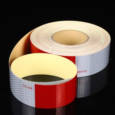 China HCLITE Tearable Tape DOT Reflective Car Sticker Safety Protection for Transportation for sale