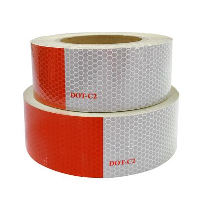 China Commercial Vehicles Commercial Vehicles DOT C2 Evidence Red White Reflective Tape for sale