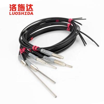 China FIBER SENSOR LUOSHIDA Economic Coaxial Fiber M6 Fiber Optic Cable Diffuse Sensor OPTICAL for sale