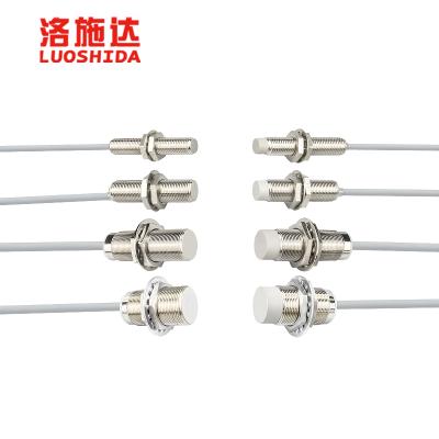 China Cylindrical LUOSHIDA Position Sensor With Wire Proximity Sensor Magnetic Switch for sale