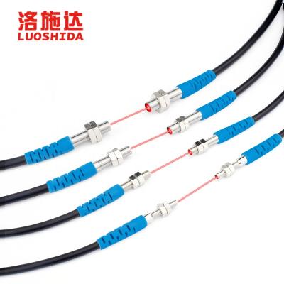 China LUOSHIDA position sensor dc 3 wire all series through beam laser sensor for sale