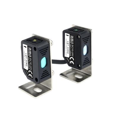 China Economic Optical Sensor LUOSHIDA Square Or Rectangle Through Beam Laser Switch Sensor for sale