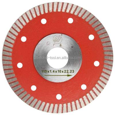 China Super Thin Type Best Price 4.5 Inch 115mm Turbo Diamond Saw Blade For Cutting Dekton Neolith for sale