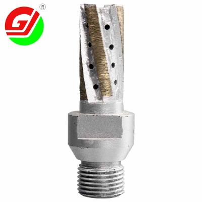 China Min Chipping Grade D20mm Diamond Finger Top Bit For Granite Stone Dekton Profiling for sale