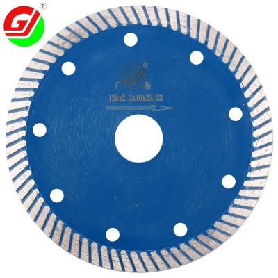 China Hot Selling Various Stones 5 Inch 125mm Diamond Cut Cutter Saw Blades For Wet Cutting Marble for sale