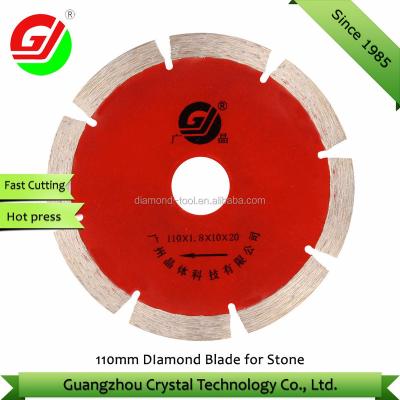 China Diamond Tools Manufacturer 110mm Sharp Silver Welded Drill Cutting Disc for sale