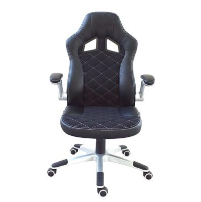 China New Design Premium Adjustable Black Gray Gamer Reclining Gaming Chair Sillas (Height) Racing Game for sale