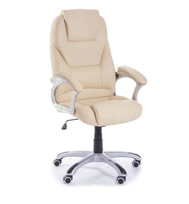 China Best Leather Adjustable Armrest Business High Back Executive Office Spinning Chair for sale