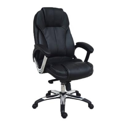 China Hot Sale High Components Cheap Rotation Executive Office Chair Leather Back Ergonomic Boss for sale