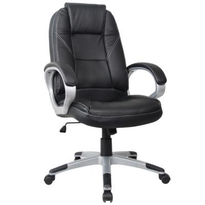 China Leather Sillas De Oficina Executive Luxury Sillas De Oficina Executive Chair Meeting Chair Lumbar Support Swivel Executive Boss Chair for sale