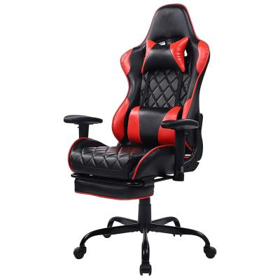 China KAIYI 2021 New Design Computer Gaming Chair Adjustable Leather Ergonomic Gamer Chair Luxury Gaming Chairs (Height) for sale