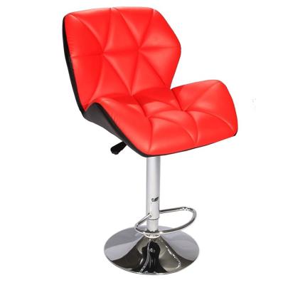 China Eco - Friendly Special Hot Selling Adjustable Swivel Bar Stools Leather Chairs With Footrest for sale