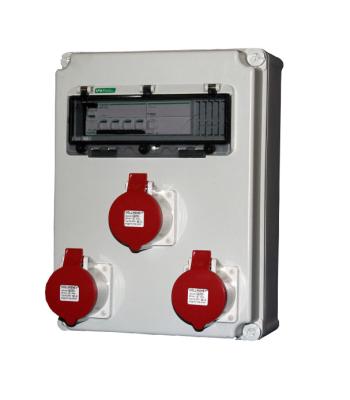 China TIBOX industrial portable plastic industrial socket distribution boxes for sale