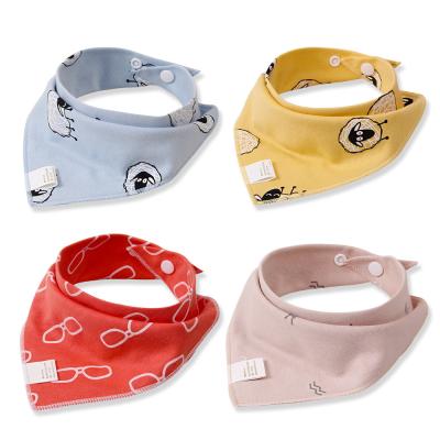 China Breathable Baby Bibs Cotton Bibs Breathable Muslin Bib For Drooling And Teething Baby And Boy As Show for sale