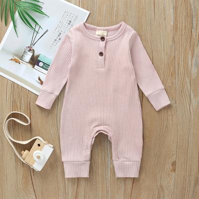 China Newborn Baby Rompers Summer Kids Romper Overalls Pants Long Sleeeves Baby Cotton Mine Striped Baby Rompers for sale