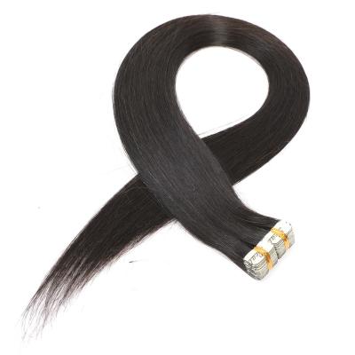 China High Quality Body Wave Cuticle Aligned Tape 100% Virgin Human Hair Extension 100% Natural Color Black Brown Black for sale