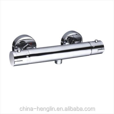 China Without Chrome Slide Bar Exterior Wall Mounted Water Mixer Thermostatic Mixer for sale