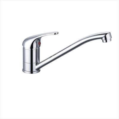 China Contemporary Hot Sale Brass Single Lever Kitchen Faucet K0025 for sale