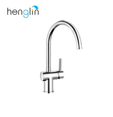 China Brass Sense Faucets High Quality Single Handle Kitchen Mixer Taps Stainless Steel And for sale