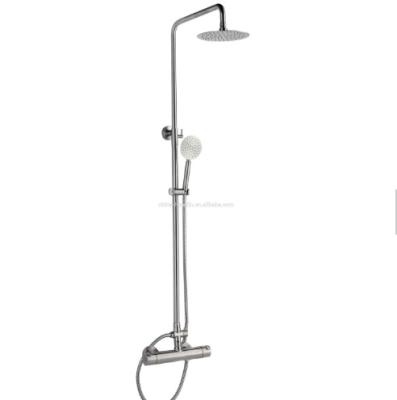 China Thermostatic Wall Mounted Thermostatic Faucets 304 Stainless Steel Bathroom Shower Set for sale