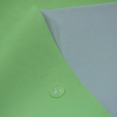 China Waterproof High Quality 100% Polyester Taffeta PVC Coated Waterproof Raincoat Fabric for sale