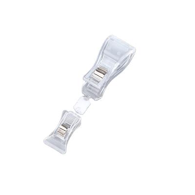 China Factory Price Supermarket Plastic Rotatable Pop Clips Pop Clips For Shelf Clip for sale