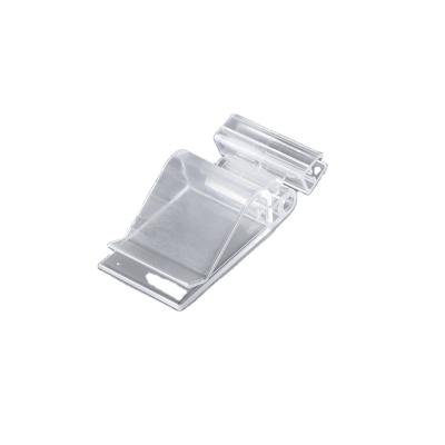 China High Quality Plastic Shelf Support Clip Shelf Support Clip Store Label Holders PVC Clip For Advertising for sale